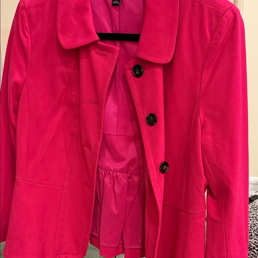 Ann Taylor Vibrant Pink Blazer
